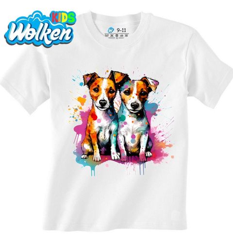 Obrázek produktu Dětské tričko Barevní Bráchové Jack Russell teriér