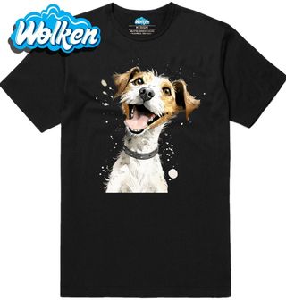 Pánské tričko Bláznivý Jack Russell teriér.jpg