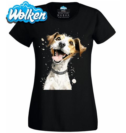 Obrázek produktu Dámské tričko Bláznivý Jack Russell teriér
