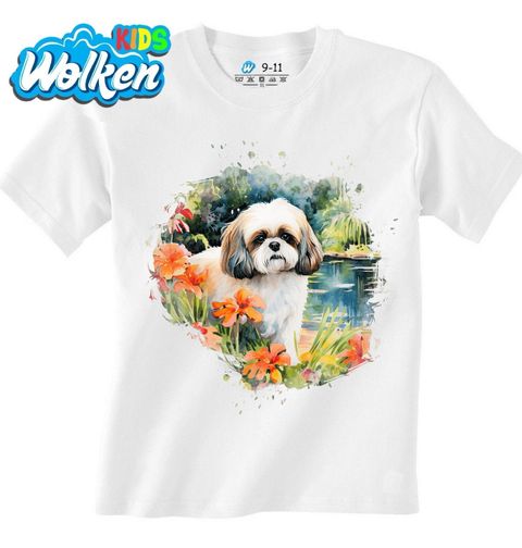 Obrázek produktu Dětské tričko Shih-tzu u Jezírka