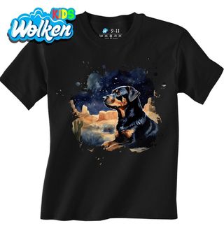 Dětské tričko Rotvajler v Noční Poušti.jpg