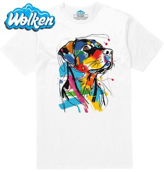 Pánské tričko  Barevná skica Rotvajler.jpg