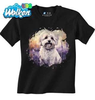 Dětské tričko Havanský psík v Levandulovém Poli.jpg