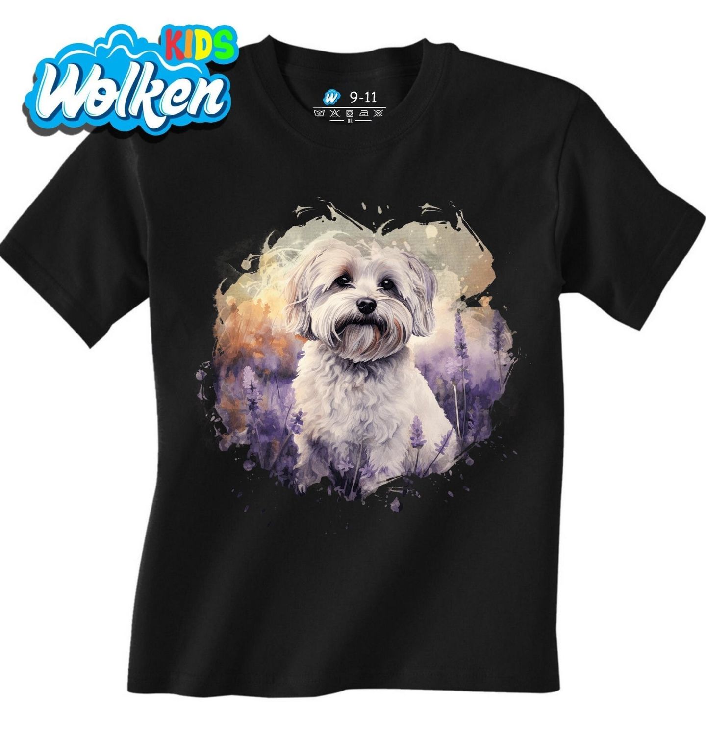 Dětské tričko Havanský psík v Levandulovém Poli.jpg