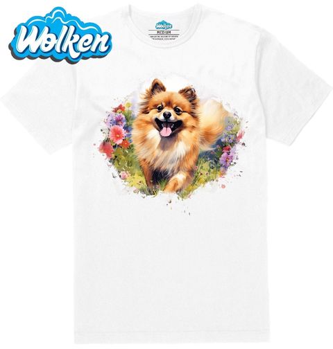 Obrázek produktu Pánské tričko Pomeranian na Cestě za Dobrodružstvím