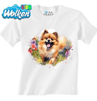 Dětské tričko Pomeranian na Cestě za Dobrodružstvím.jpg