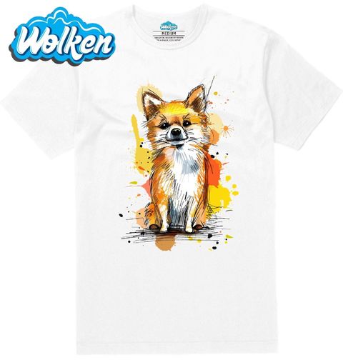 Obrázek produktu Pánské tričko Barevná skica Pomeranian