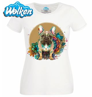 Dámské tričko  Boho Francouzský buldoček.jpg