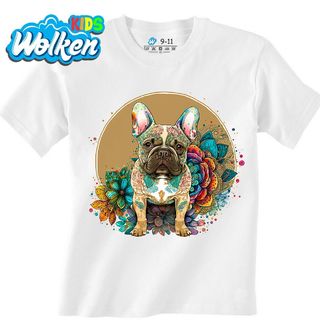 Dětské tričko Boho Francouzský buldoček.jpg