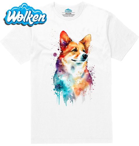 Obrázek produktu Pánské tričko Barevný Corgi