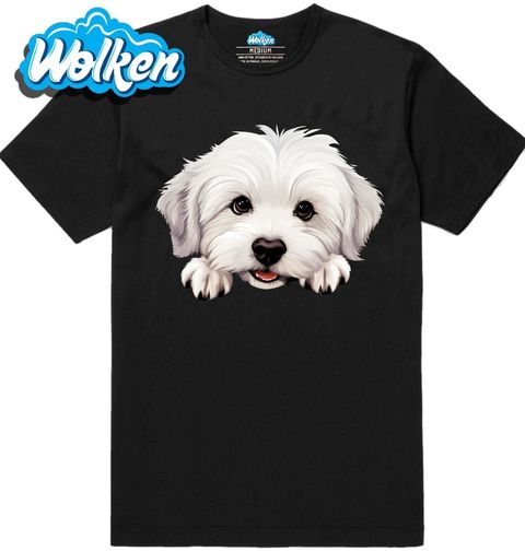 Obrázek produktu Pánské tričko Zvědavý Coton de Tulear