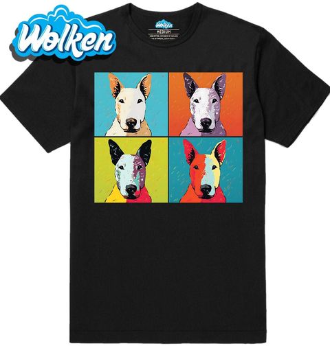Obrázek produktu Pánské tričko Pop-art Anglický bulteriér
