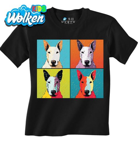 Obrázek produktu Dětské tričko Pop-art Anglický bulteriér