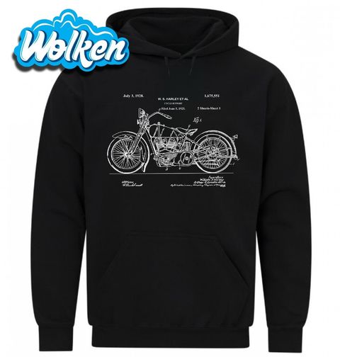 Obrázek produktu Pánská mikina Motorka Harley Patent W. S. Harley