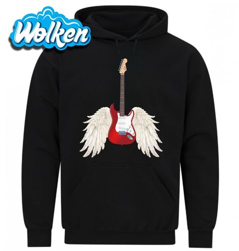 Obrázek produktu Pánská mikina  Kytara s křídly Anděl Rocku