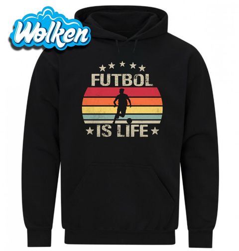 Obrázek produktu Pánská mikina Fotbal je život Retro Futbol is Life