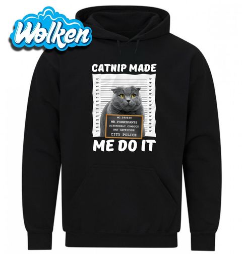 Obrázek produktu Pánská mikina Catnip Made Me Do It Kočka