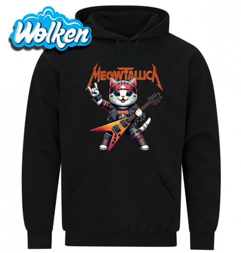 Obrázek produktu Pánská mikina Meowtallica Kočičí rocková legenda