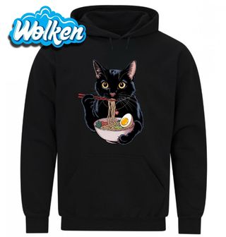 Mikina Černá Kočka Ramen.jpg