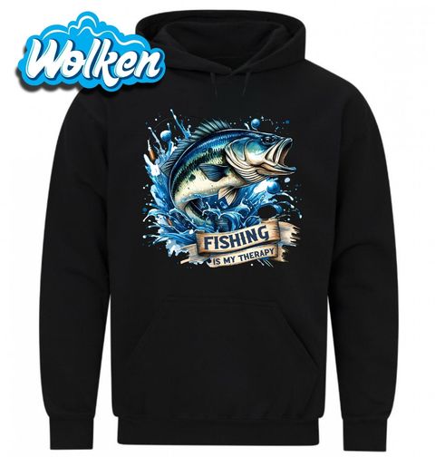 Obrázek produktu Pánská mikina Rybaření je moje terapie Fishing is my Therapy