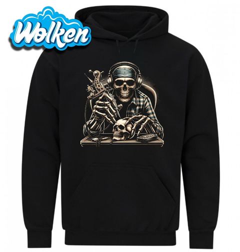 Obrázek produktu Pánská mikina Kostlivec Tatér Tattoo Skull