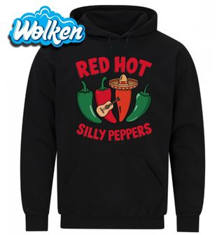 Mikina Rockové Chilly Papričky Red Hot Silly Peppers.jpg