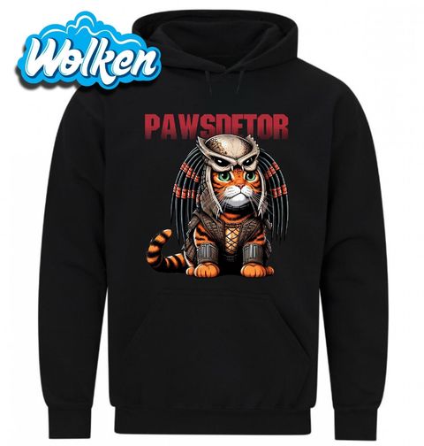 Obrázek produktu Pánská mikina Predátor Oranžová Kočka Pawsdetor