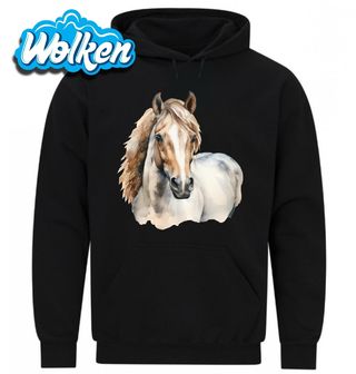 Mikina Ryzí kůň s bílou hřívou.jpg