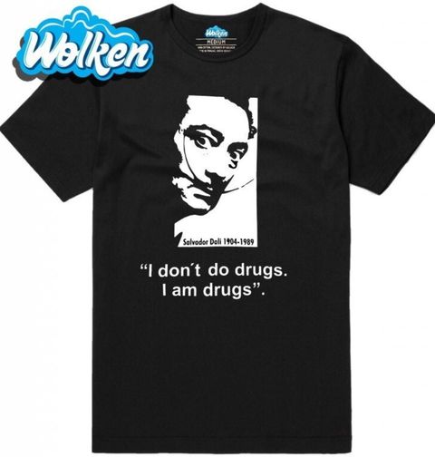 Obrázek produktu Pánské tričko Salvador Dalí „I dont do drugs. I am drugs.