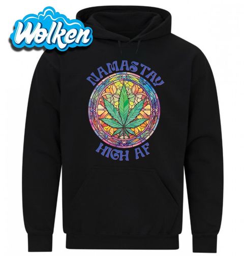 Obrázek produktu Pánská mikina Namastay High AF Weed Yoga