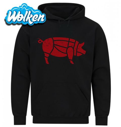 Obrázek produktu Pánská mikina Části vepřového masa Pork Meat Cuts