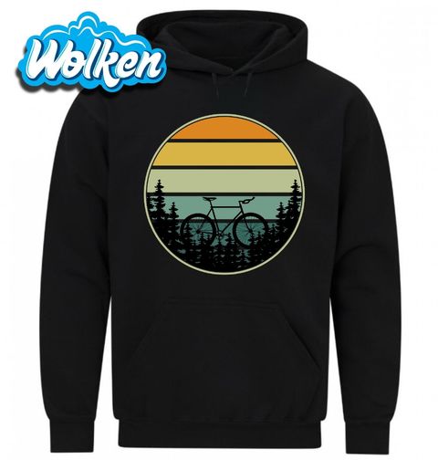 Obrázek produktu Pánská mikina Kolo při západu slunce Retro Sunset  Bike