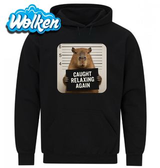 Mikina Kapybara Opět přistižen při relaxaci.jpg