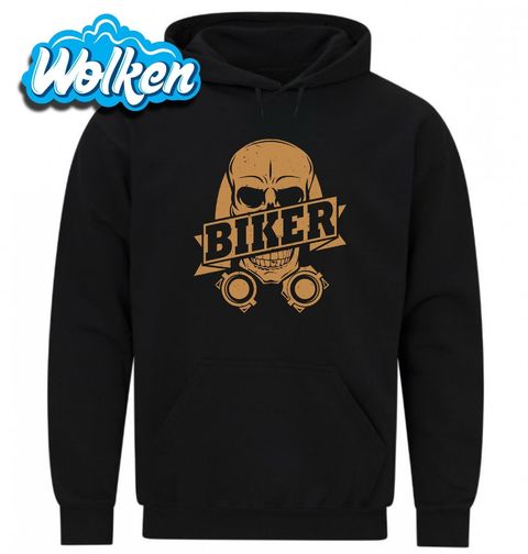 Obrázek produktu Pánská mikina Motorkář Biker Skull Engine