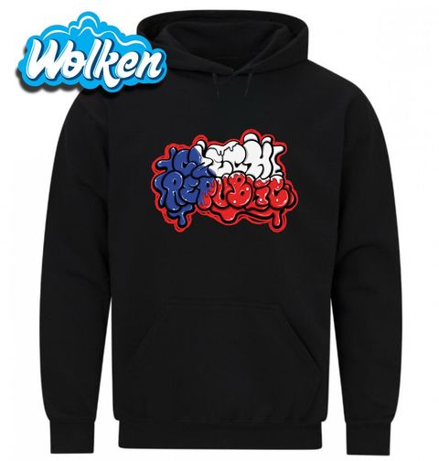Obrázek produktu Pánská mikina Česko Czech Republic Graffiti Flag