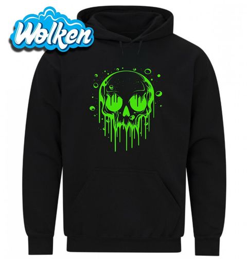 Obrázek produktu Pánská mikina Neonová Lebka Kapka smrti Neon Toxic Skull