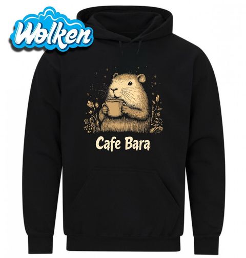 Obrázek produktu Pánská mikina Kapybara s kávou CafeBara