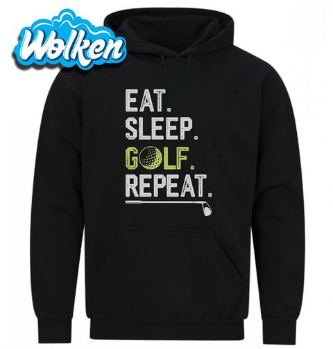 Obrázek produktu Pánská mikina Jez Spi Golfuj Opakuj Eat Sleep Golf Repeat
