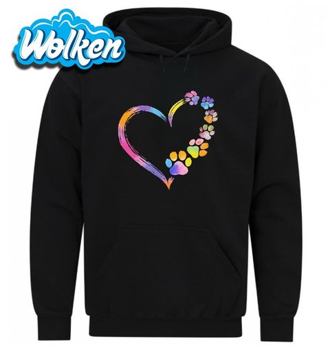 Obrázek produktu Pánská mikina Srdce z tlapek Paws Heart