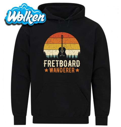 Obrázek produktu Pánská mikina Kytara Fretboard Wanderer Retro Guitar
