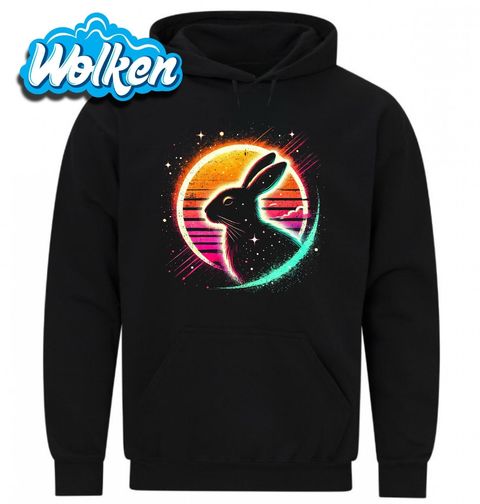 Obrázek produktu Pánská mikina Neonový Králík Cosmic Rabbit