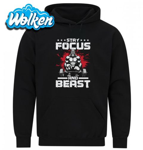 Obrázek produktu Pánská mikina Gorila Stay Focus and Beast