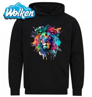 Mikina Neonový Lev Neon Lion.jpg