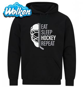 Mikina Život brankáře Eat Sleep Hockey Repeat.jpg