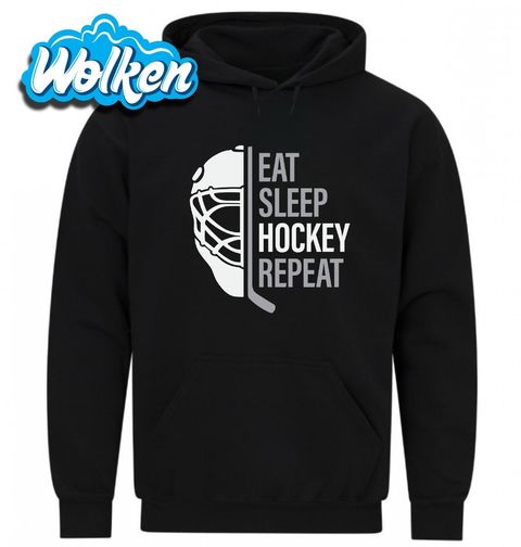 Obrázek produktu Pánská mikina Život brankáře Eat Sleep Hockey Repeat