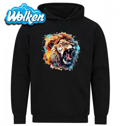 Obrázek produktu Pánská mikina Rozzuřený Lev Colorful Lion