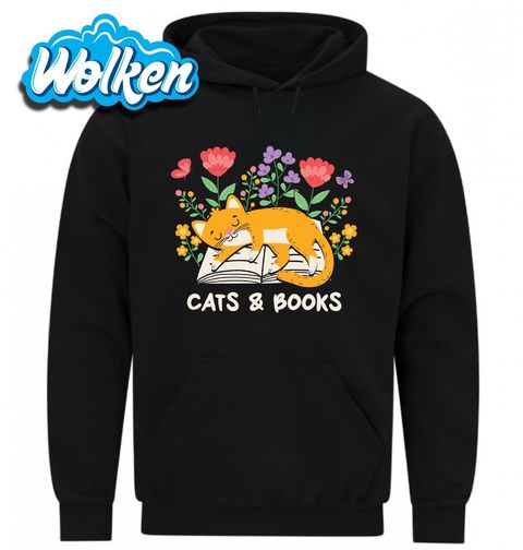 Obrázek produktu Pánská mikina Kočky a knihy Cats & Books