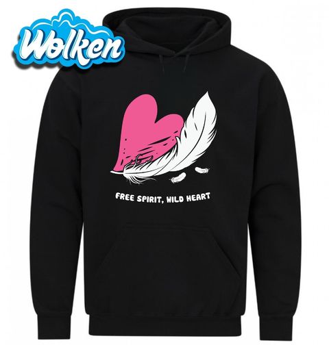 Obrázek produktu Pánská mikina Svobodný Duch, Divoké Srdce Free Spirit, Wild Heart
