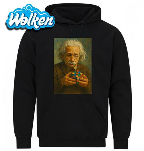 Obrázek produktu Pánská mikina Albert Einstein a Rubikova kostka