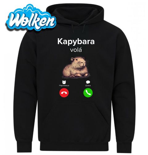 Obrázek produktu Pánská mikina Kapybara volá Phone Call